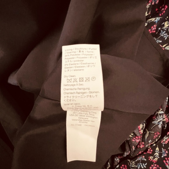 J. Crew Silk/ Elastane Floral Ruffle Strap Midi Dress - Picture 7 of 10